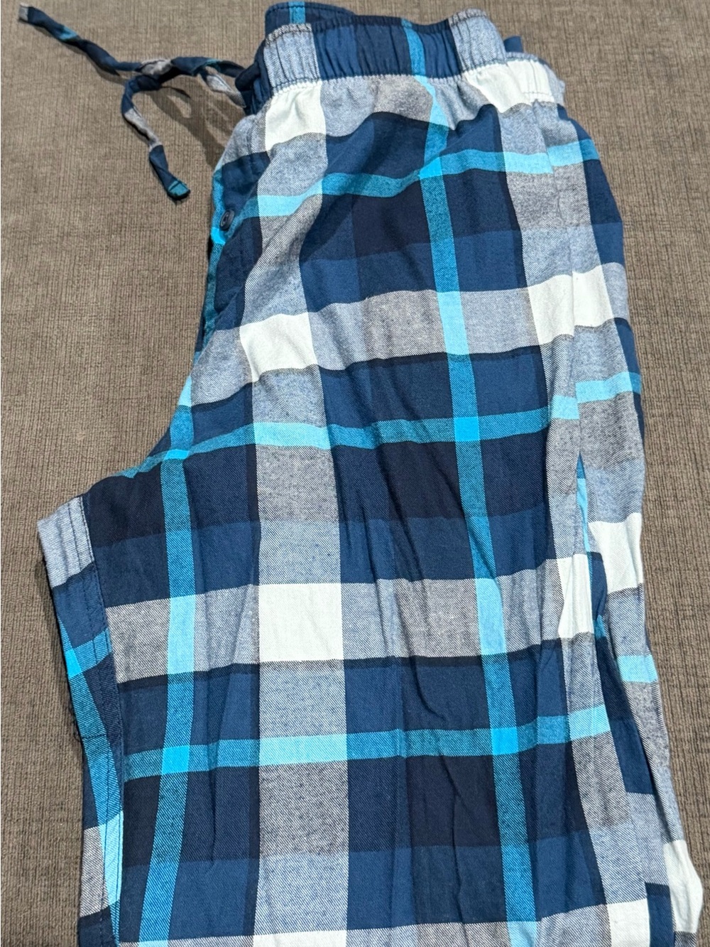 Goodfellow & Co Blue Plaid Lounge Pants